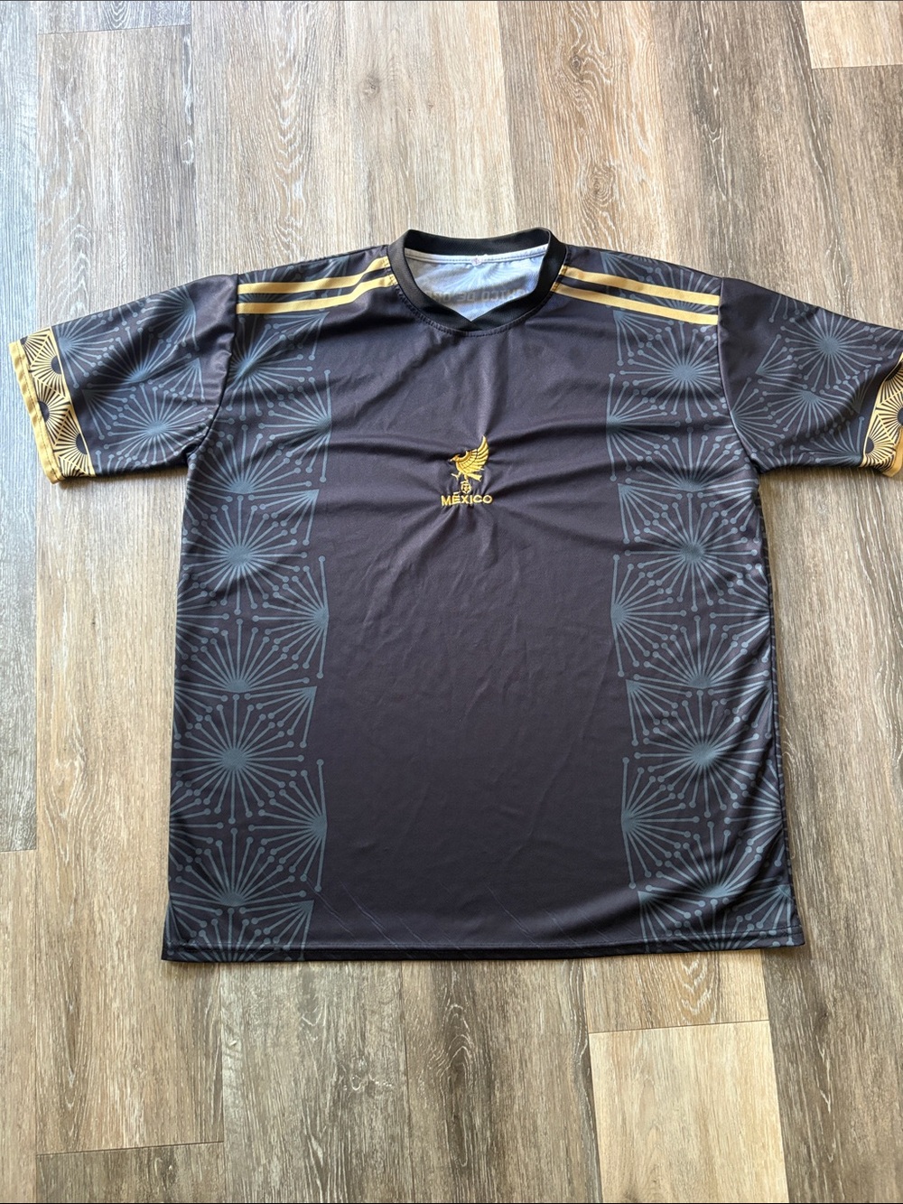 Mexico Black & Gold Men's Jersey